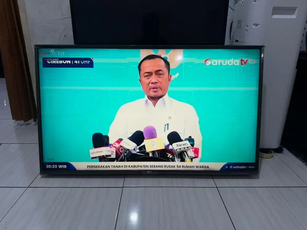 Smart tv LG 43 inch mulus lengkap