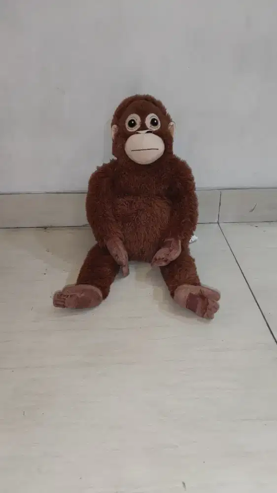 Boneka Monyet Coklat Lucu | Empuk dan seperti baru!!