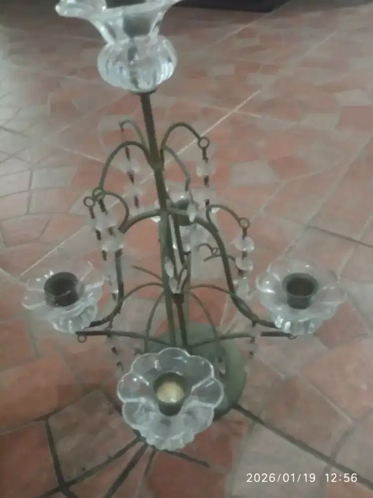 Pajangan erropa antik, tempat lilin