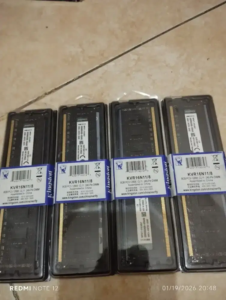 Memory PC ddr3 8 gb