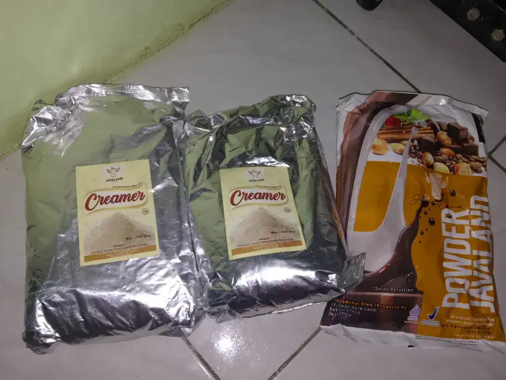 Krimer dan bubuk coklat