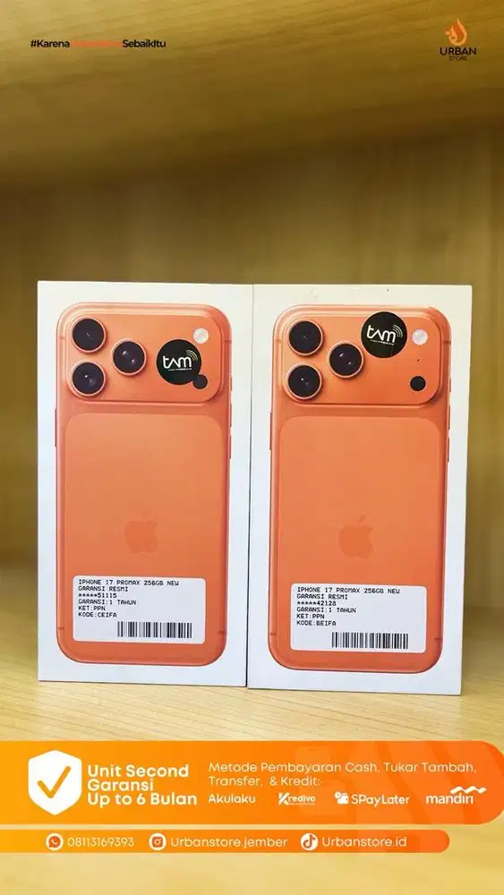 iphone 17 pro 256 cosmic orange