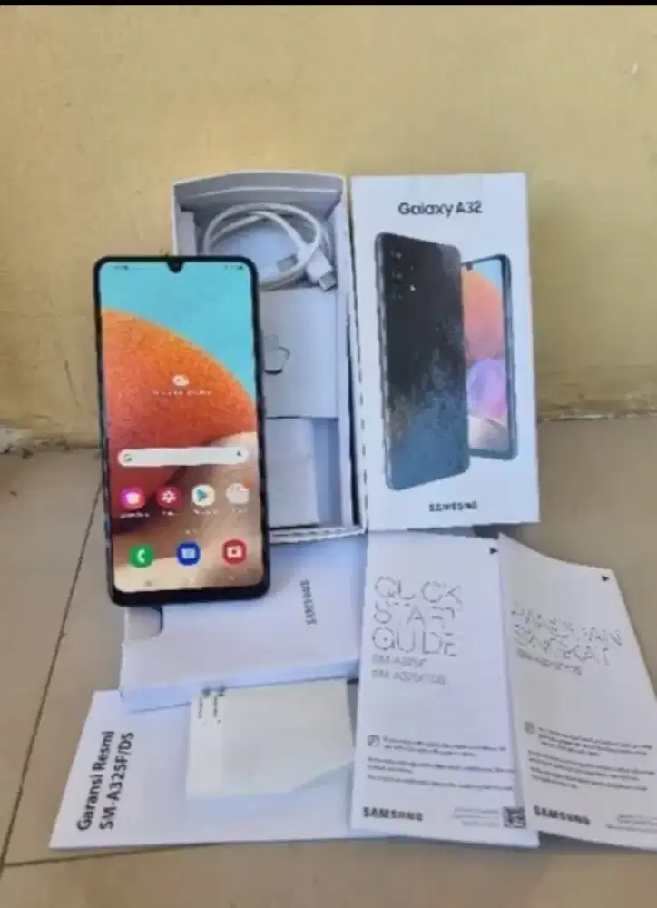 SAMSUNG A23 BLACK 4G LENGKAP