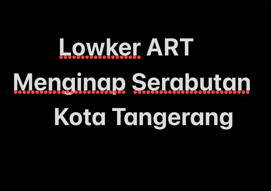 Lowker ART Serabutan Menginap