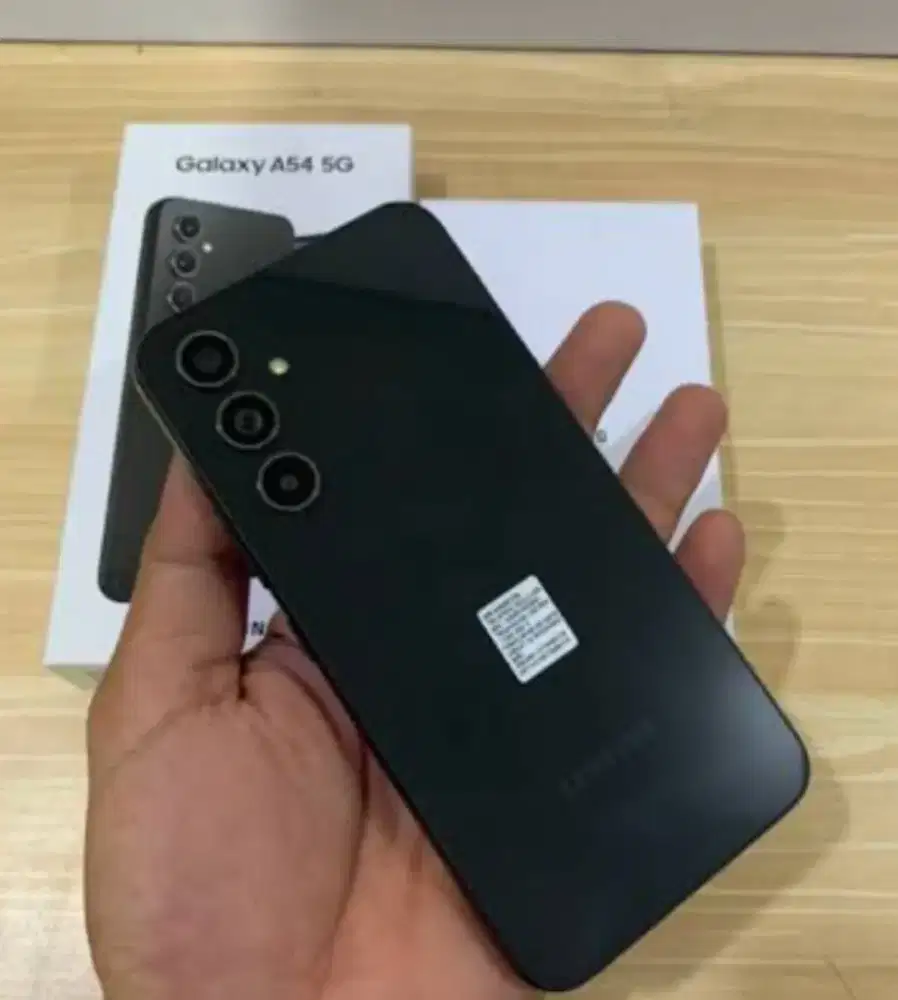 Murah hp Samsung A54 5G 8/256 hitam lkp, bs TT