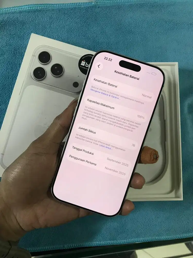 Iphone 17 pro 512gb second garansi resmi