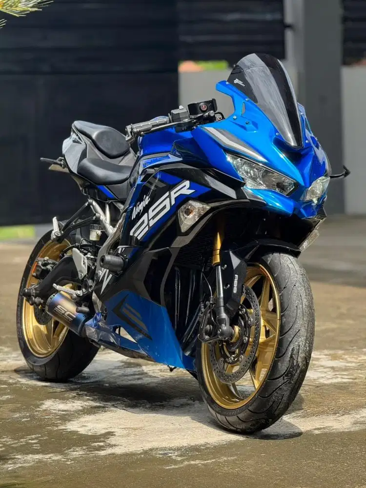 Ninja zx25r Abs qs blue plasma 2023 pemakaian plat N