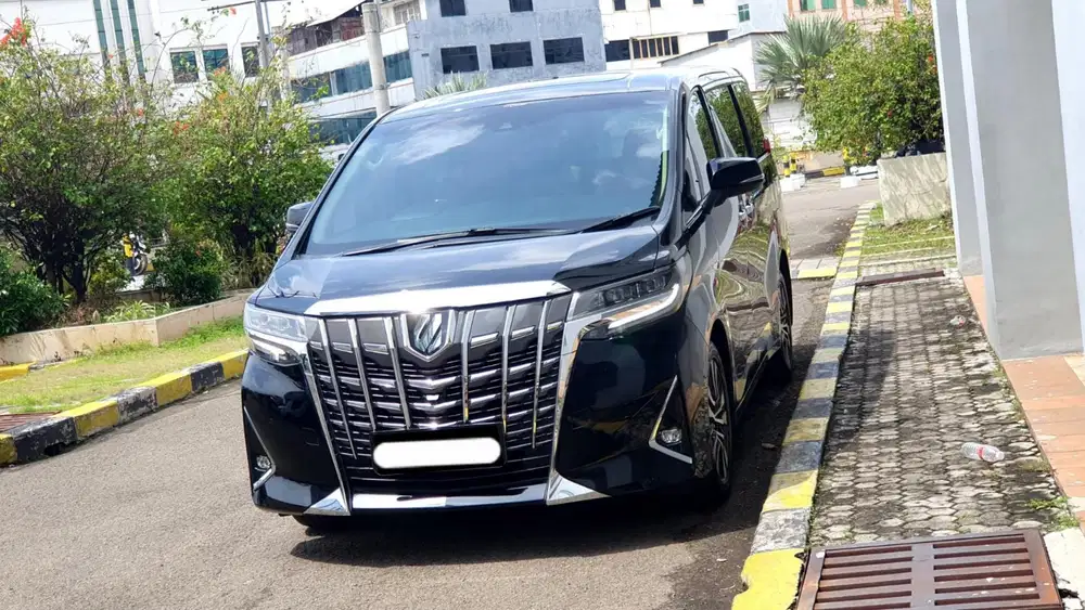 Toyota alphard g atpm tss 2021 hitam sunroof pilotseat