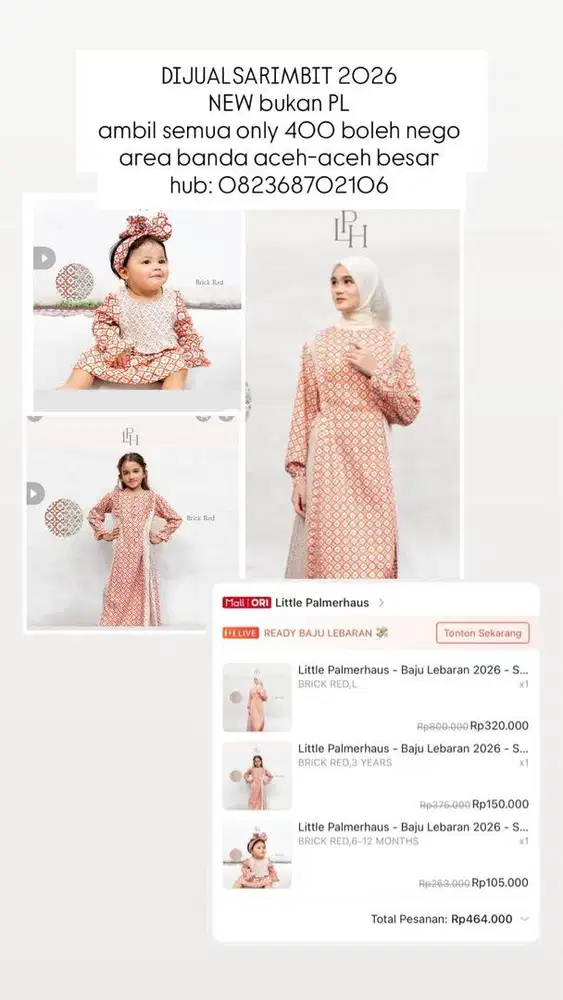 Sarimbit baju muslim
