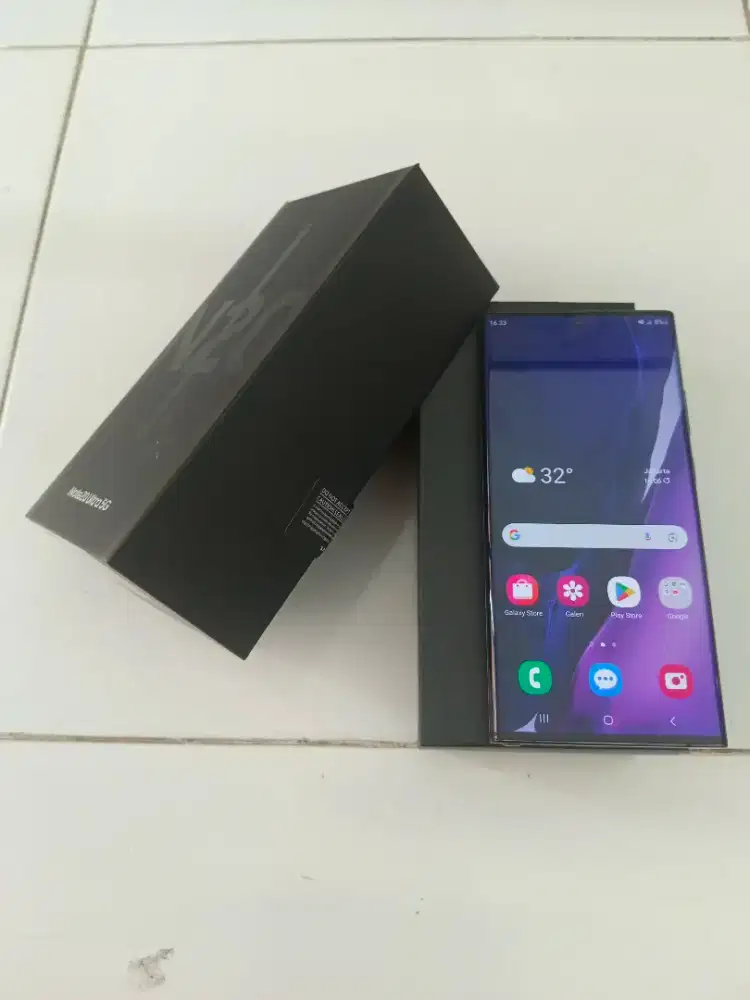 Samsung note 20 ultra 5G 12/256 ex resmi black mulus fullset