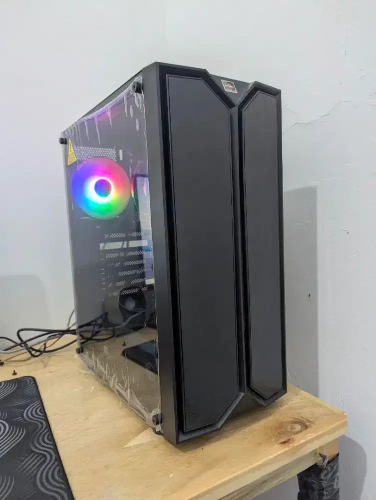 Komputer Pc gaming ryzen 5 4600g | b450m | ram 16gb | ssd 480gb bu