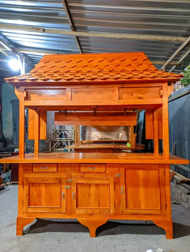 Gerobak booth, gerobak angkringan, gerobak mie Ayam bakso,dll