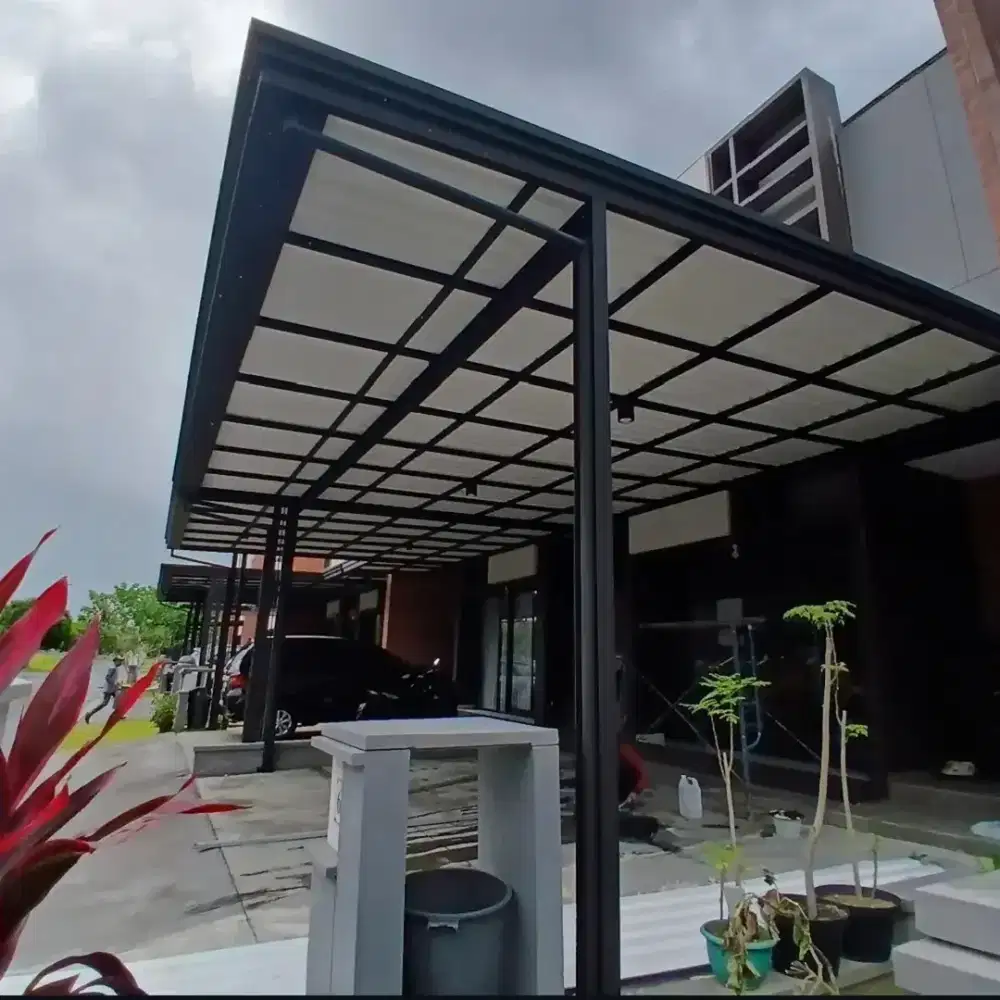 pemasangan kanopi kualitas premium