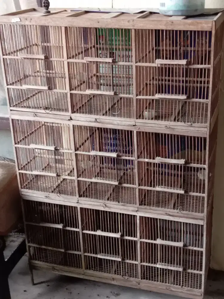 kandang burung tingkat 3