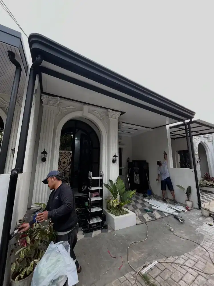 pemasangan kanopi kualitas premium