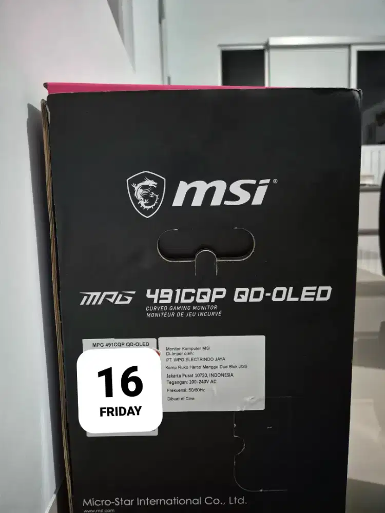 MONITOR MSI 491CQP QD-OLED