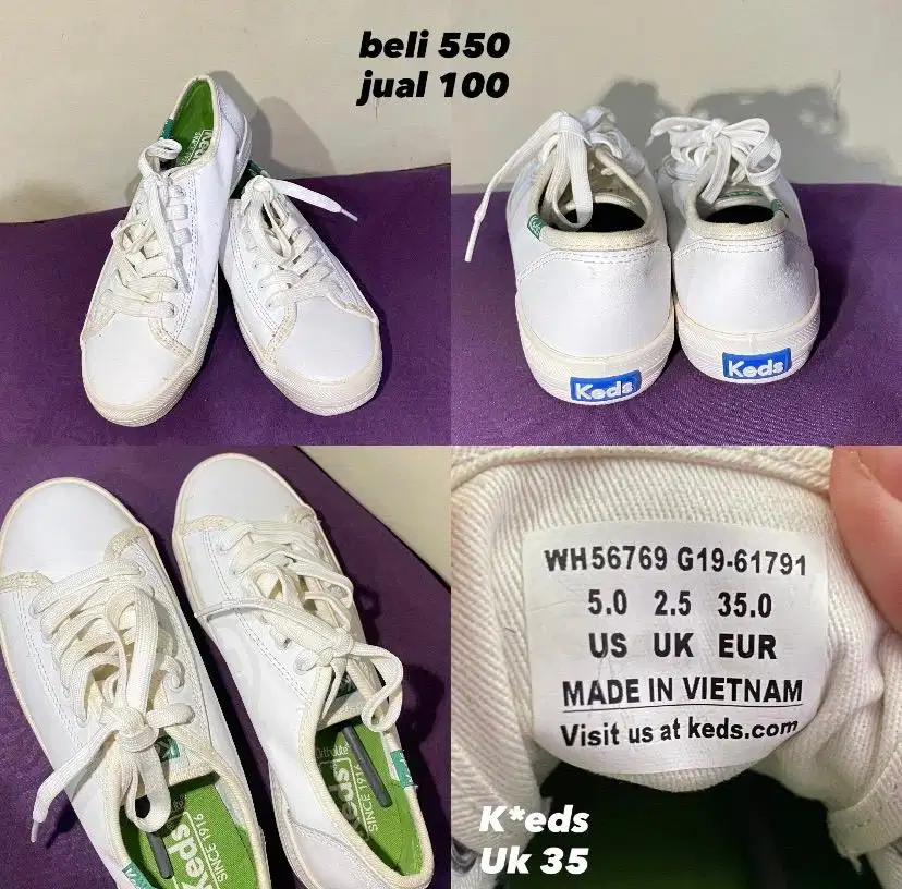 Sepatu Keds Putih