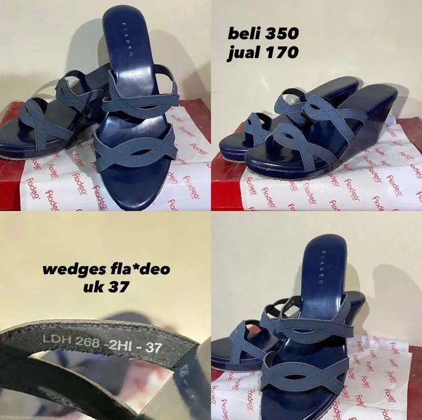 Wedges Fladeo Biru