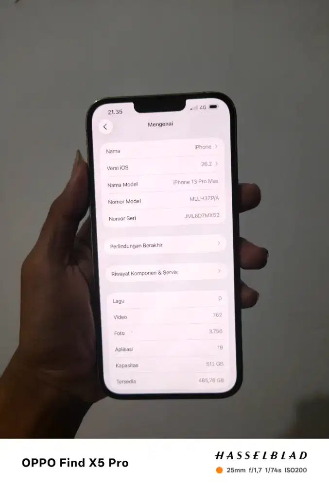 iPhone 13 pro max 512Gb inter sinyal aman