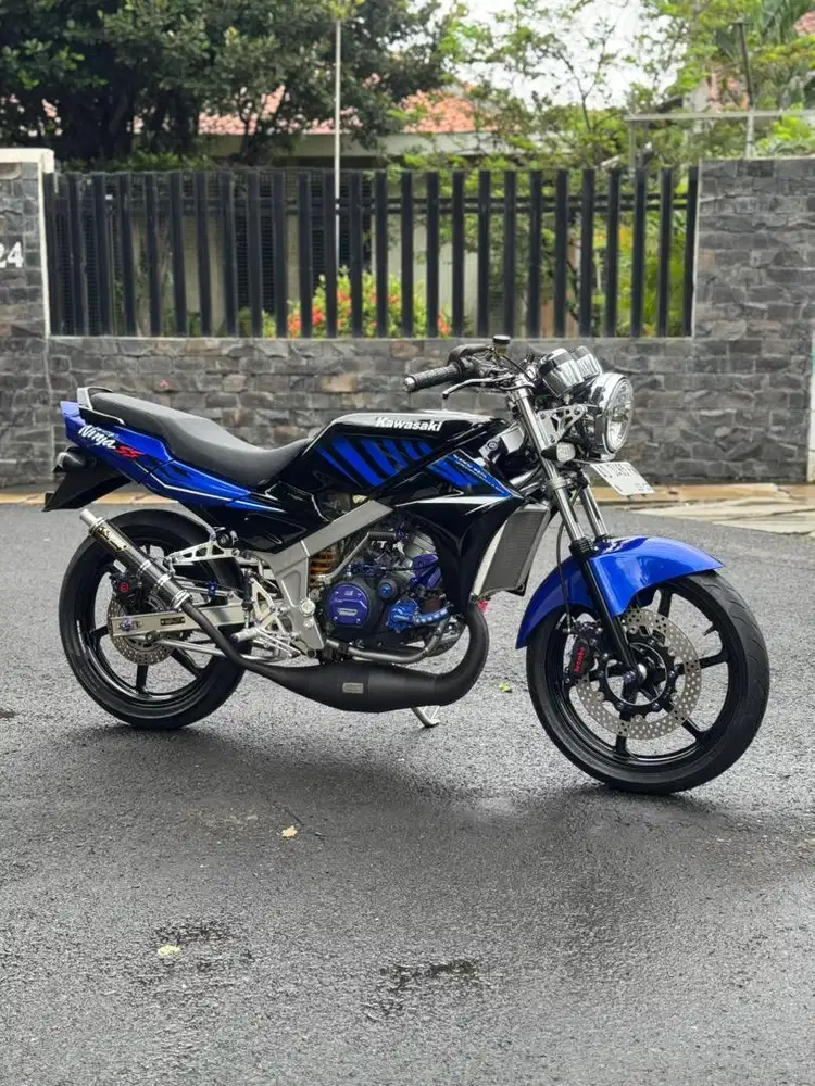 Ninja SS zebra 2012 asli biru fullspek