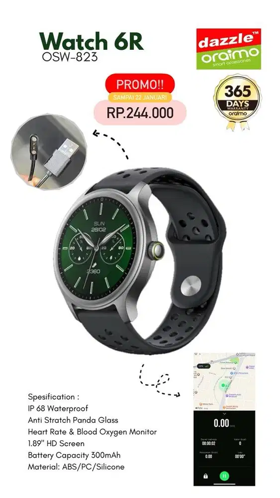 Smartwatch Watch 6R OSW-823