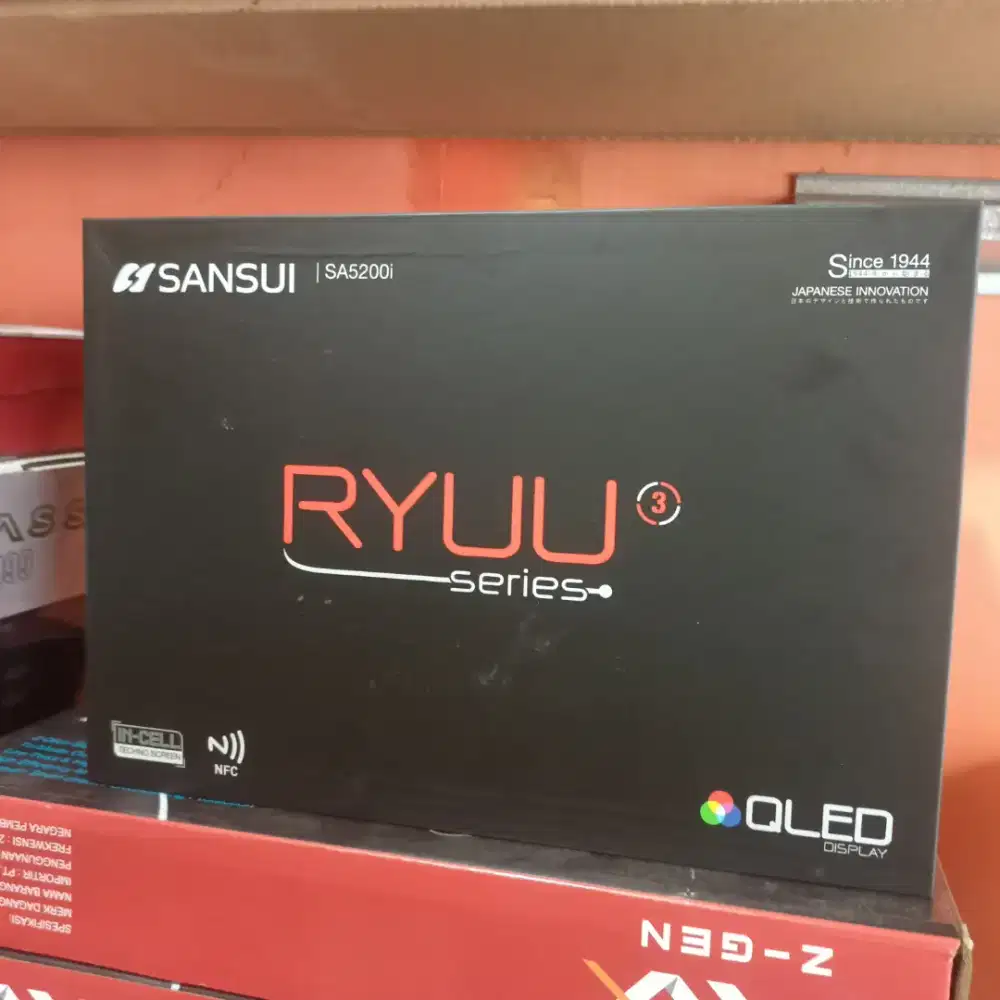Android Sansui RYUU series Layar QLed 9 Ram4/64gb NFC+camera+Psng