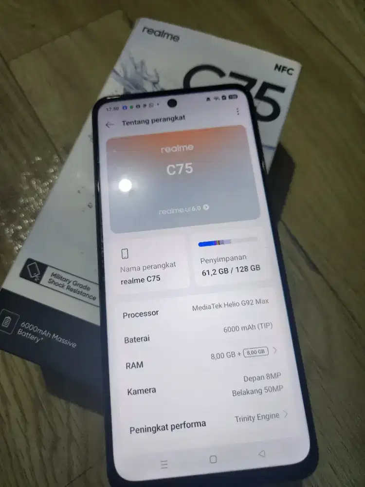 Realme c75 mulus fullset