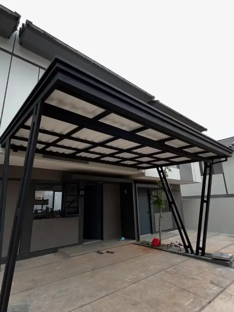 pemasangan kanopi kualitas premium