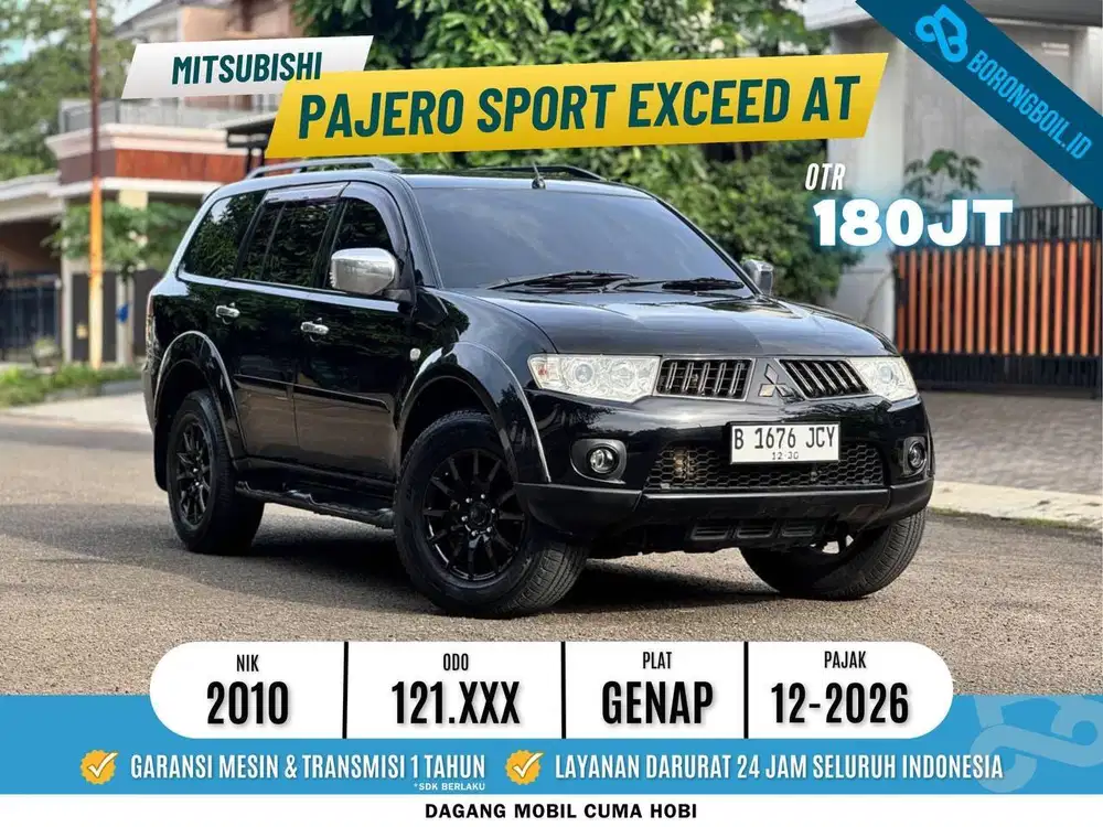 TERMURAH!!PAJERO EXCEED AT 2010 SIAP PAKAI