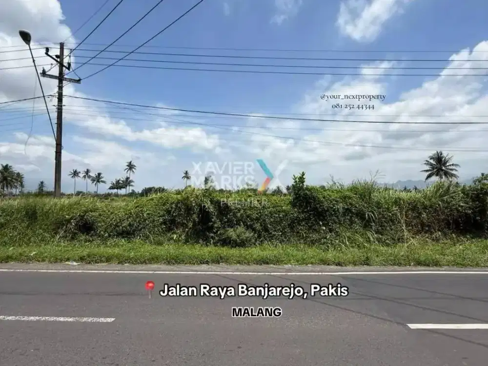 Lahan Strategis Di Poros Jalan Raya Banjarejo, Pakis Kabupaten Malang