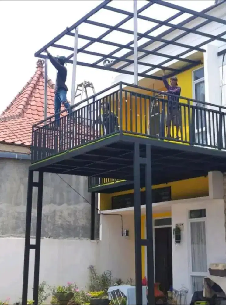 pemasangan kanopi buat kantor rumah dll