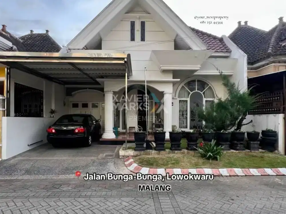 Rumah Terawat Di Private Cluster Jalan Bunga-Bunga Lowokwaru Malang