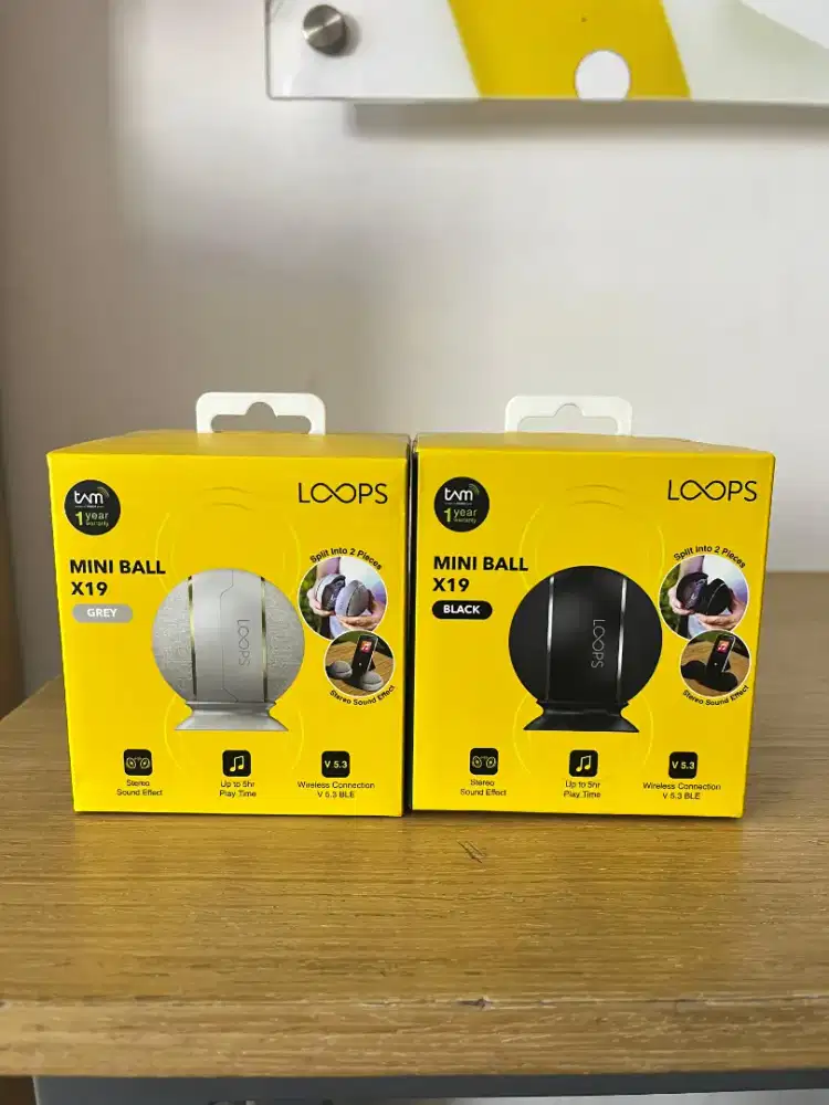 Speaker Unik Loops Mini Ball X19-Garansi Resmi 1 Tahun