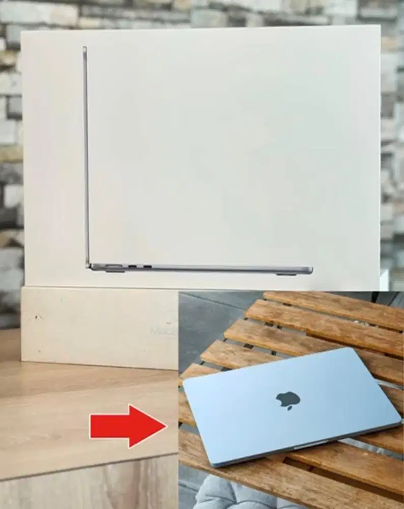 macbook air m4 16/256GB baru garansi 1thn