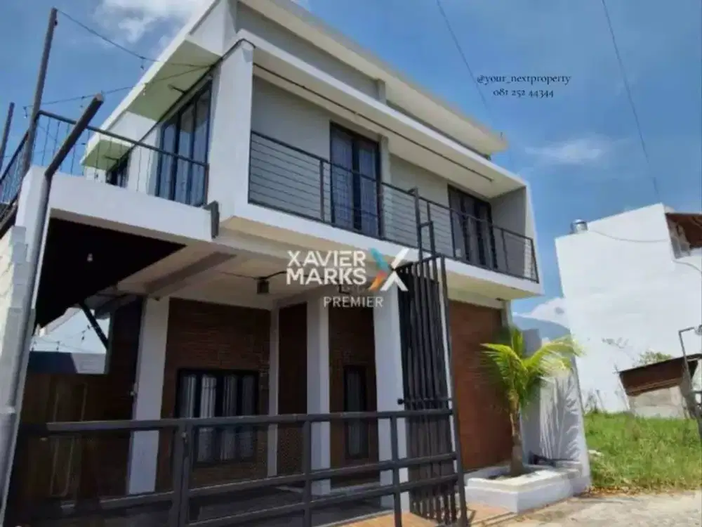 Villa Modern+Kolam Renang Di Daerah Lembah Metro Kota Batu, Malang