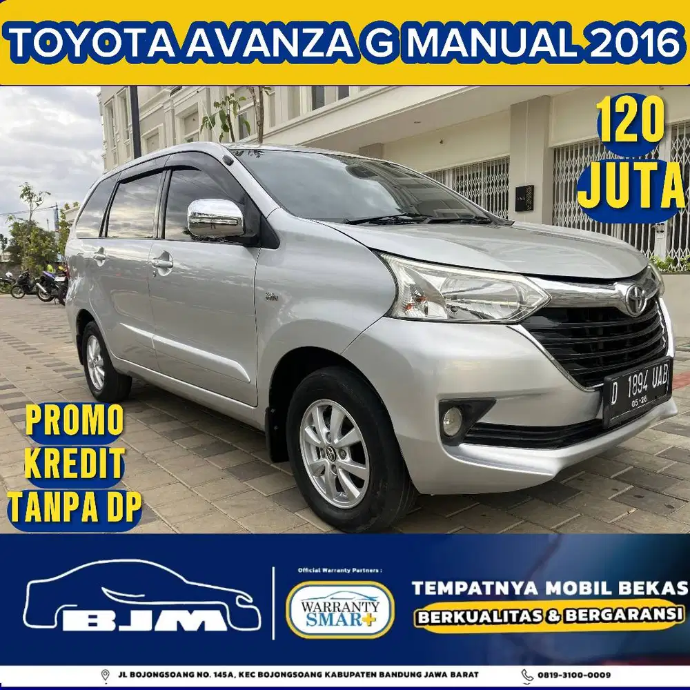 TOYOTA AVANZA G MANUAL 2016