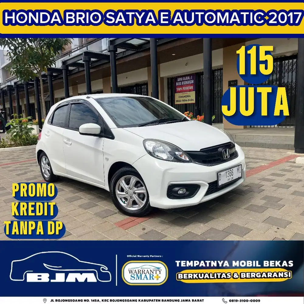 HONDA BRIO SATYA E AUTOMATIC 2017