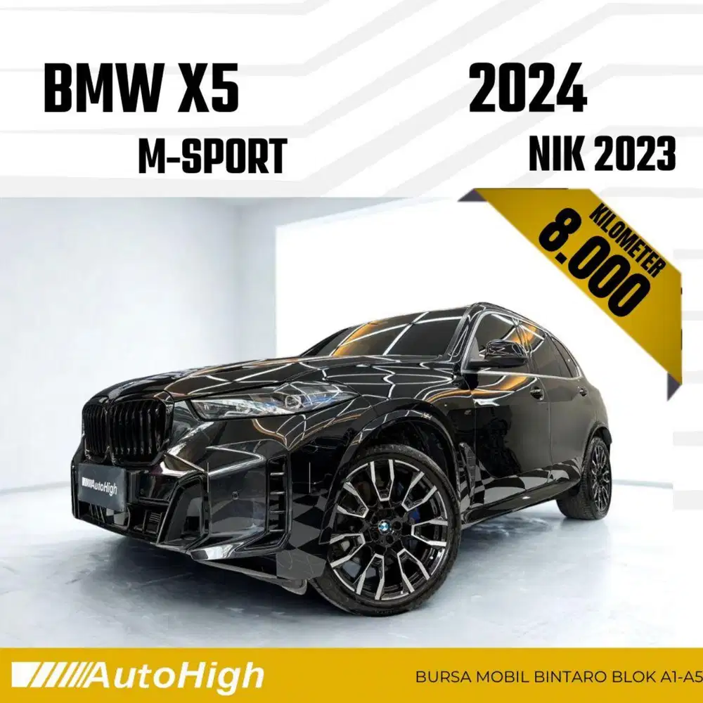 DP10% [Km8.000] X5 M-Sport 2023 Black Reg 2024 #AUTOHIGH