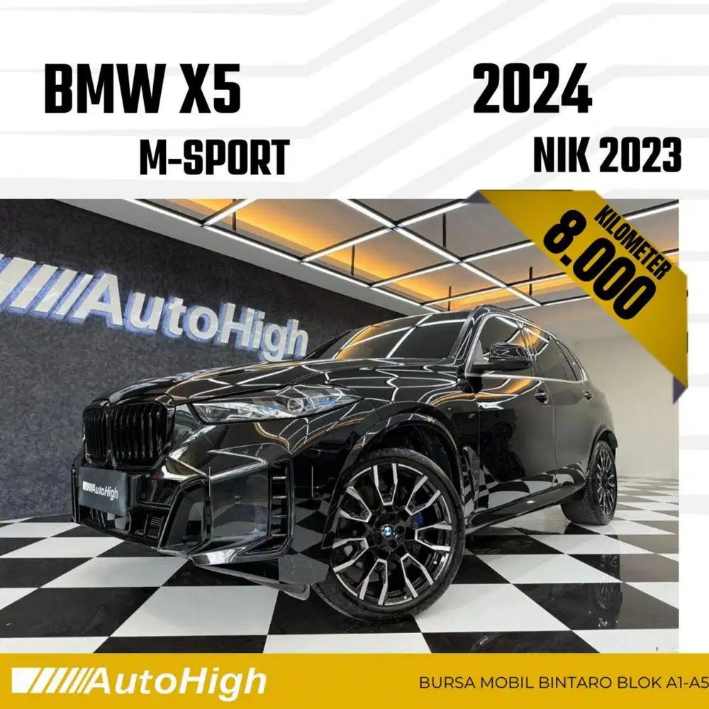 DP10% [Km8.000] X5 M-Sport 2023 Black Reg 2025 #AUTOHIGH