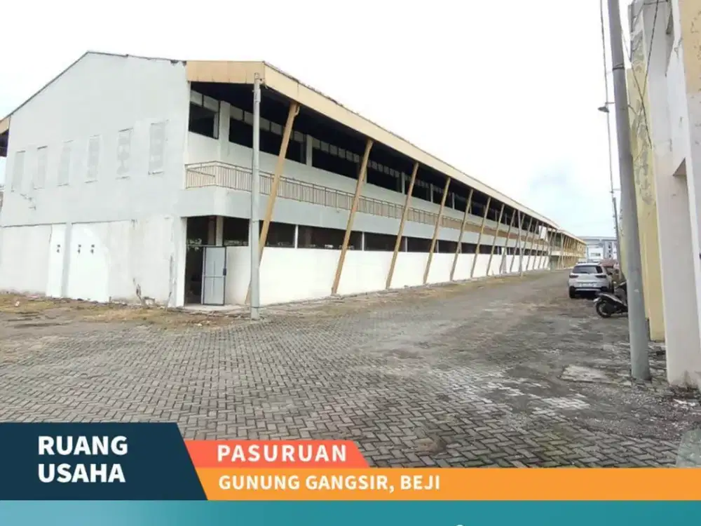 Tanah Dan Bangunan Komersial Di Gunung Gangsir, Beji Pasuruan