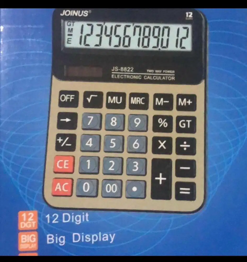 Calculator JS 8822 12 digit