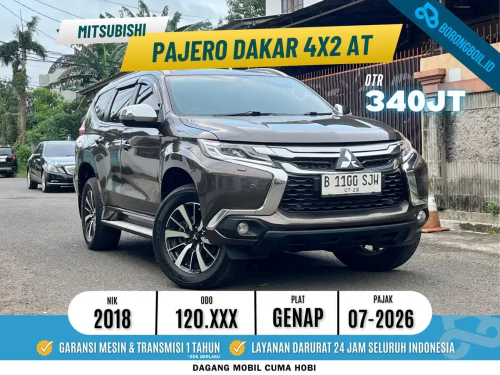 Mitsubishi Pajero Sport Dakar 4X2 AT 2018 Coklat