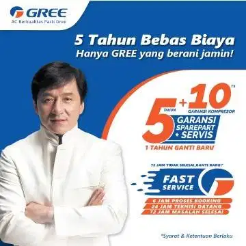AC GREE STANDARD 2 PK GWC-18N1 GARANSI FREE KIRIM