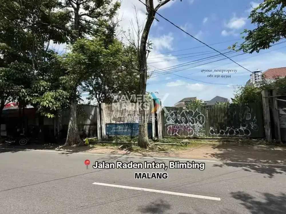 Lahan Lokasi Strategis Di Jalan Raya Raden Intan, Arjosari Blimbing Kota Malang