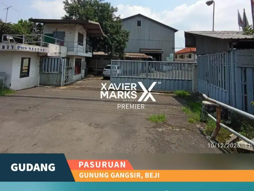 Tanah Dan Gudang Sangat Luas Di Gunung Gangsir, Beji Pasuruan