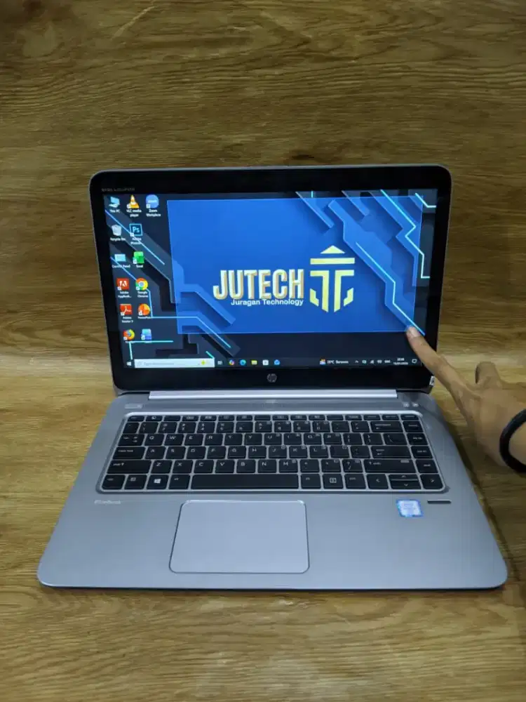 Laptop Hp Elitebook Slim Touchscreen i7 Gen6 Ram 16GB Bonus Mouse baru