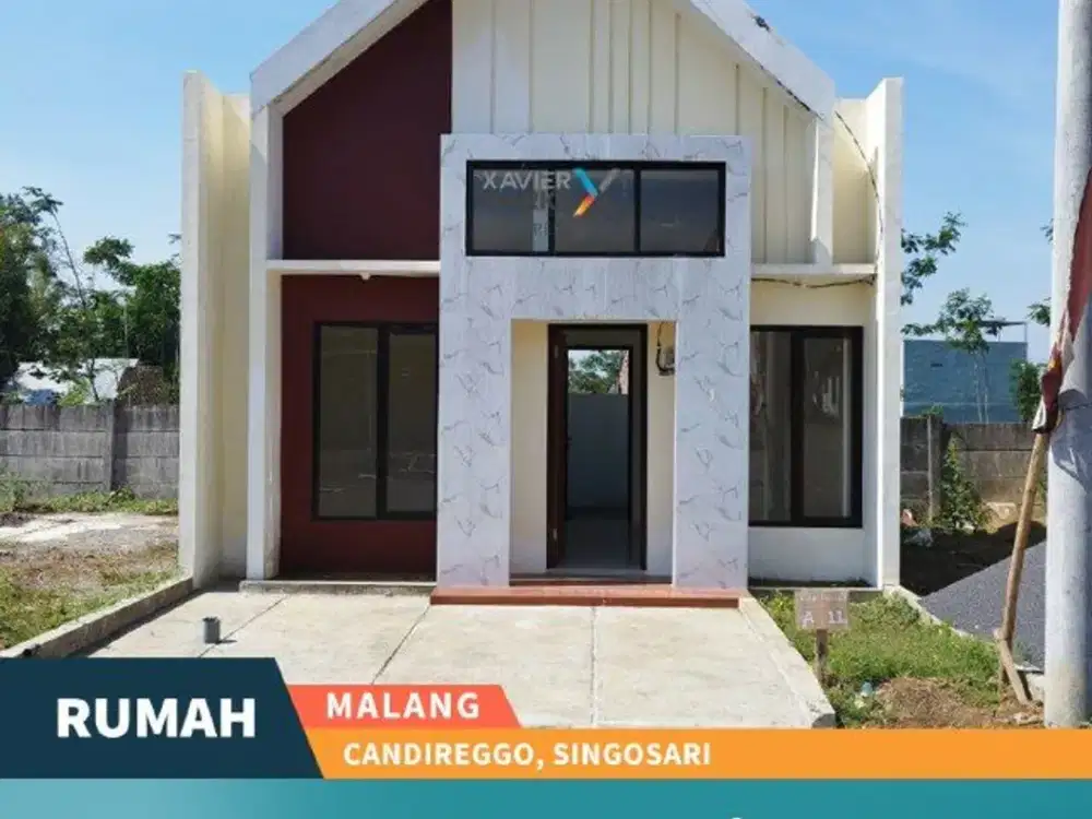 Rumah Baru Modern Minimalis Dekat Exit Tol Di Candirenggo Singosari Malang
