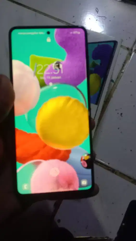 Samsung a51 ram 6/128 lcd ORI bersin no shdow