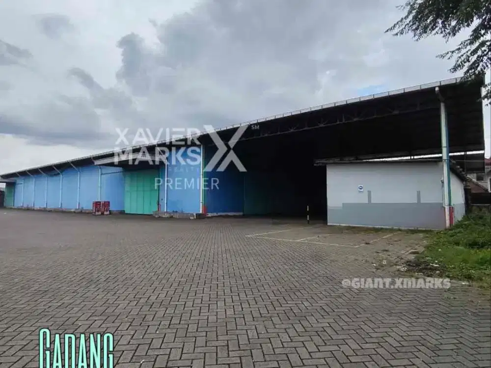 Disewakan gudang luas ada loading dock di Gadang Sukun Malang