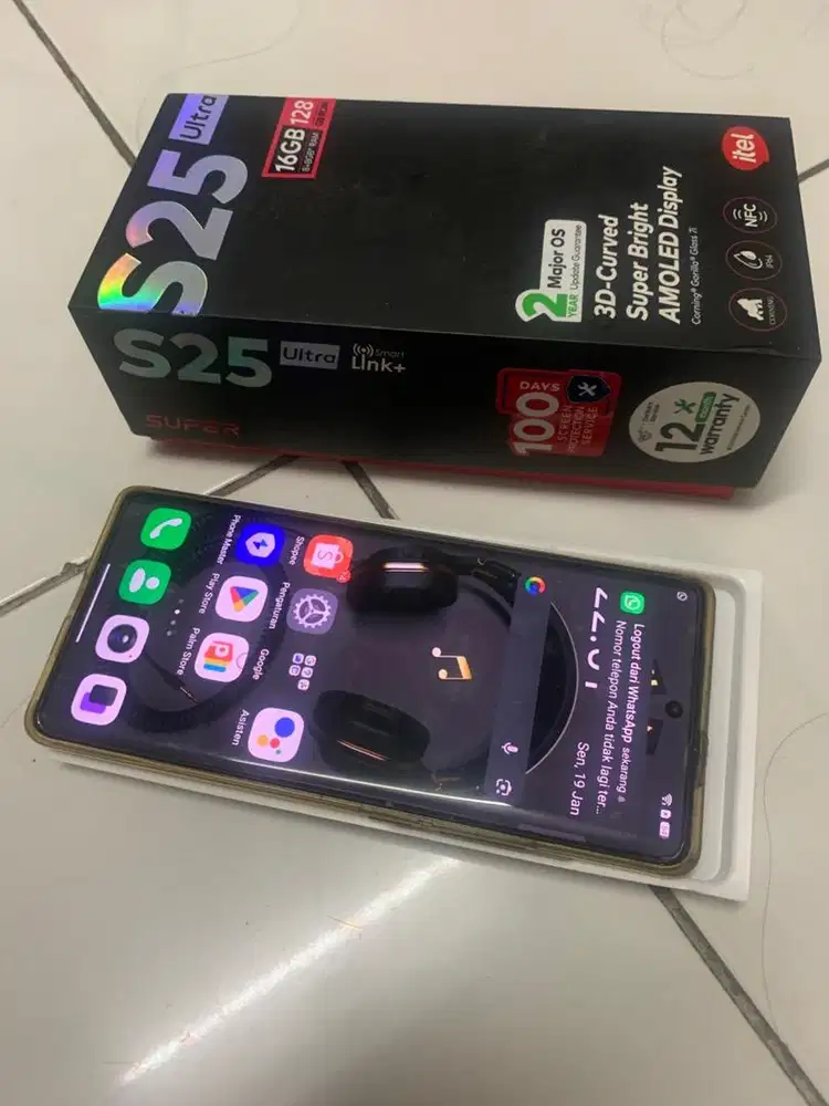 Itel s25 ultra ram 8+8gb pemyimpanan 128gb
